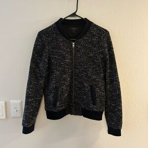 J. Crew Cozy Black Jacket